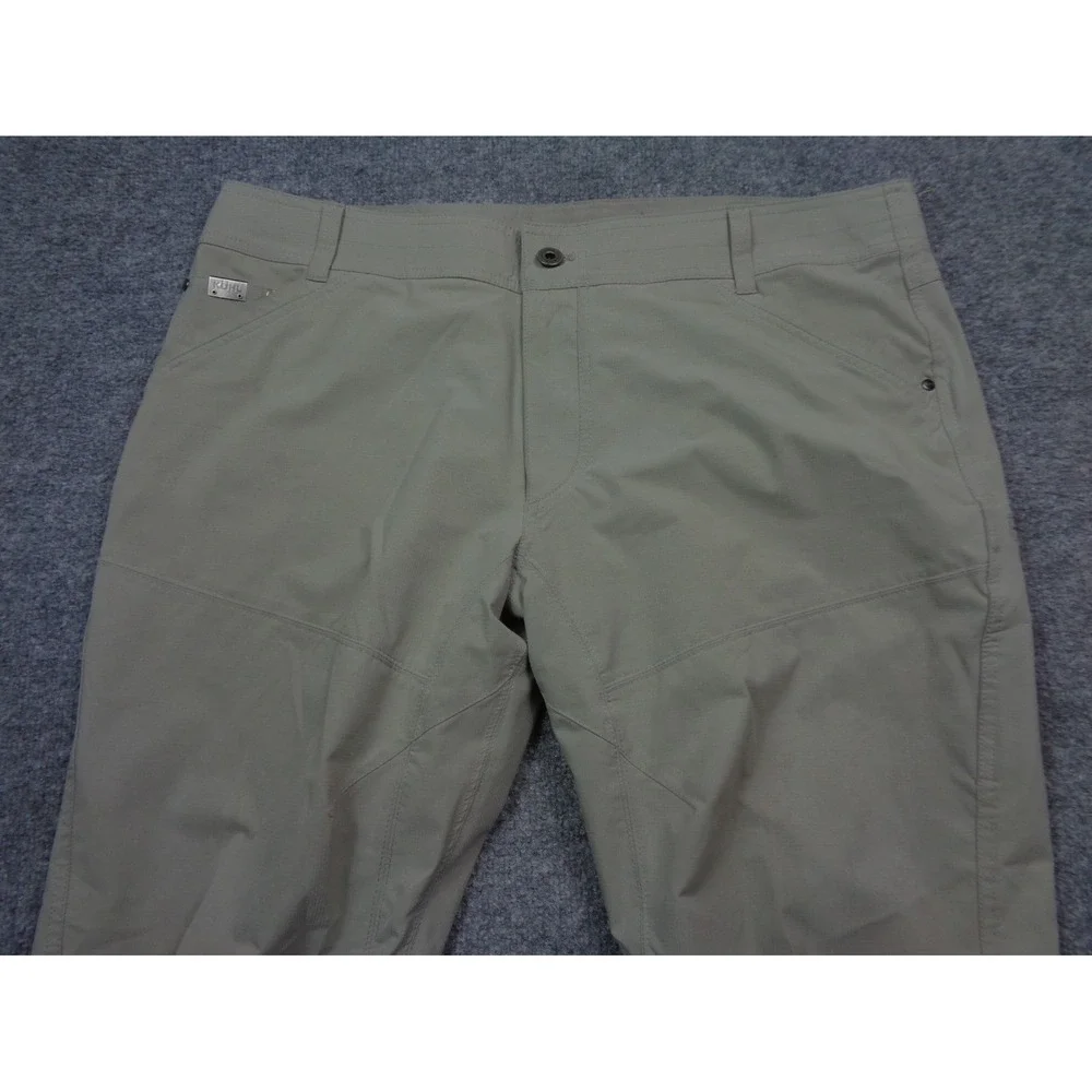 KUHL Silencr Pants Mens Beige 40 X 32 Hiking Outdoor Trail Nylon Ripstop